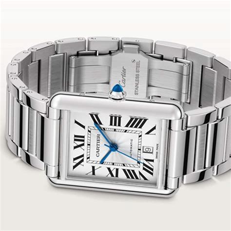 cartier watch tank must|cartier tank must large size.